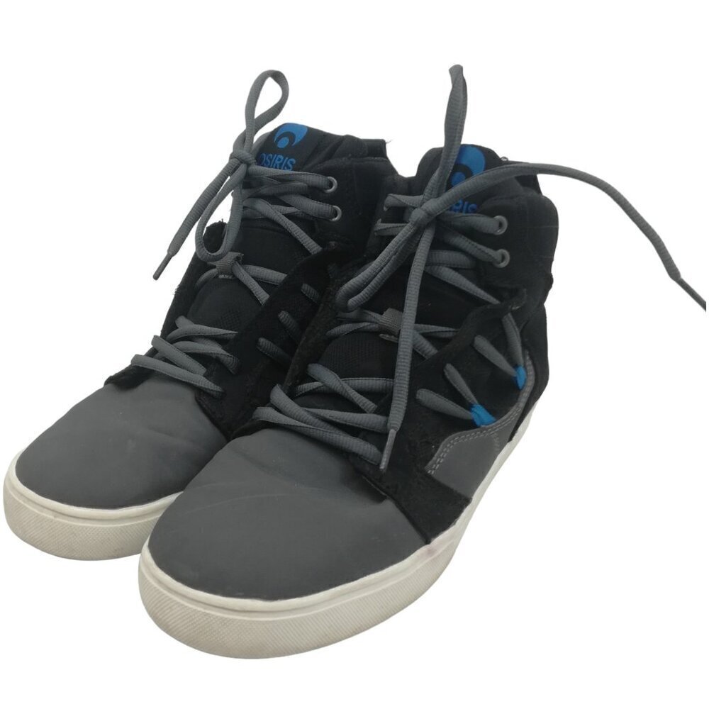 Osiris Serpent Mid II Skate Skateboard Sneakers Shoes Size 7 Boys Kids Black